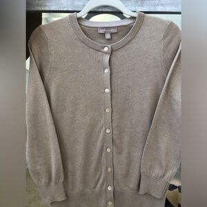 Banana Republic Women's Taupe Cardigan Sweater